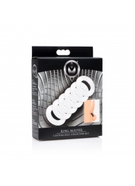 Комплект из 6 прозрачных эрекционных колец Ring Master Custom Ball Stretcher Kit - XR Brands - в Бердске купить с доставкой