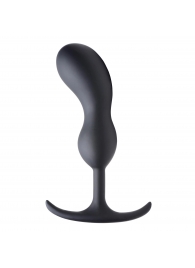 Черный массажер простаты с утяжелителями Premium Silicone Weighted Prostate Plug Large - 18,8 см. - XR Brands - в Бердске купить с доставкой