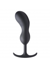 Черный массажер простаты с утяжелителями Premium Silicone Weighted Prostate Plug XL - 20,8 см. - XR Brands - в Бердске купить с доставкой
