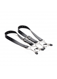 Ремни с зажимами для половых губ Spread Labia Spreader Straps with Clamps - XR Brands - купить с доставкой в Бердске