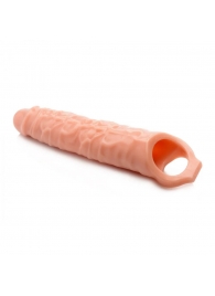 Телесная насадка-удлинитель 3 Inch Extender Sleeve - 27,3 см. - XR Brands - в Бердске купить с доставкой