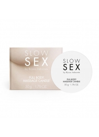 Массажная свеча для всего тела Slow Sex - 50 гр. - Bijoux Indiscrets - купить с доставкой в Бердске