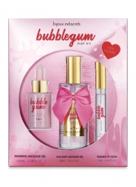 Набор средств для массажа и ласк Bubblegum Play Kit - Bijoux Indiscrets - купить с доставкой в Бердске
