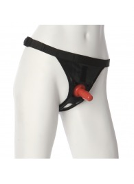 Трусики со штырьком для фиксации насадок Ultra Harness with Plug - Doc Johnson - купить с доставкой в Бердске