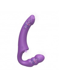 Фиолетовый безремневой страпон Straples Strap-On Dildo - Erokay - купить с доставкой в Бердске