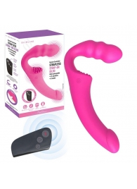 Розовый безремневой страпон Straples Strap-On Dildo - Erokay - купить с доставкой в Бердске