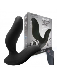 Черный вибромассажер простаты 3,5’’ Remote Control Curve P-spot Massager - 12 см. - Erokay - в Бердске купить с доставкой