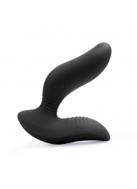 Черный вибромассажер простаты 3,5’’ Curve P-spot Massager - 12 см. - Erokay - в Бердске купить с доставкой