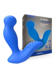 Синий вибромассажер простаты 3,5’’ P-spot Massager - 12,5 см. - Erokay - в Бердске купить с доставкой