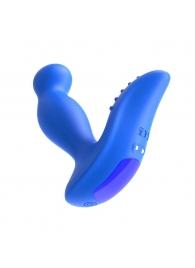 Синий вибромассажер простаты 3,5’’ Remote Control P-spot Massager - 12,5 см. - Erokay - в Бердске купить с доставкой