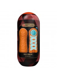 Оранжевый мастурбатор Victoria - Baile - в Бердске купить с доставкой