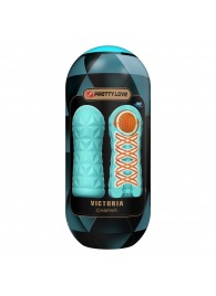 Аквамариновый мастурбатор Victoria - Baile - в Бердске купить с доставкой