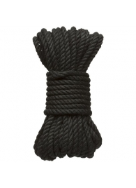 Черная верёвка для связывания и фиксации Bind Tie - 9,14 м. - Doc Johnson - купить с доставкой в Бердске