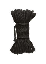 Черная верёвка для связывания и фиксации Bind Tie - 15,24 м. - Doc Johnson - купить с доставкой в Бердске