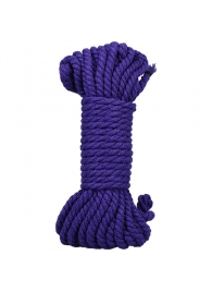 Фиолетовая верёвка для связывания и фиксации Bind Tie - 9,14 м. - Doc Johnson - купить с доставкой в Бердске