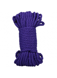 Фиолетовая верёвка для связывания и фиксации Bind Tie - 15,24 м. - Doc Johnson - купить с доставкой в Бердске