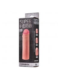 Фаллоудлинитель SUPER HERO Casanova - 18 см. - Lola Games - в Бердске купить с доставкой
