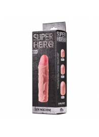 Фаллоудлинитель SUPER HERO Sex Machine - 15,5 см. - Lola Games - в Бердске купить с доставкой