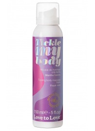 Массажная хрустящая пенка Tickle My Body Fresh Mint с ароматом мяты - 150 мл. - Love to Love - купить с доставкой в Бердске