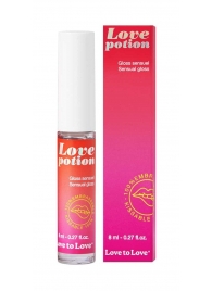 Возбуждающий блеск для губ Love Potion - 8 мл. - Love to Love - купить с доставкой в Бердске
