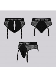 Трусики для фиксации насадок Strap-on-me Harness Lingerie Diva XS - Strap-on-me - купить с доставкой в Бердске