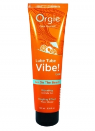 Гель с эффектом вибрации Lube Tube Vibe Low Sex On The Beach - 100 мл. - ORGIE - купить с доставкой в Бердске