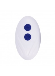 Синее эрекционное виброкольцо с клиторальной подушечкой и пультом ДУ Adjustable Fun Ring - Zero Tolerance - в Бердске купить с доставкой