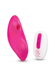 Розовый клиторальный вибромассажер Suck n’ Go - Together Toy