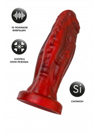 Силиконовый вибратор Monster Saur - 20 см. - ToyFa