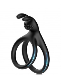 Черное эрекционное кольцо с подхватом мошонки - Boys of Toys - в Бердске купить с доставкой