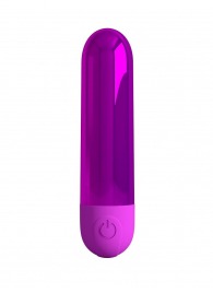 Лиловая перезаряжаемая вибропуля Kiwi - Baile