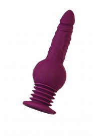 Фиолетовая мини-машина для секса Striker с пультом ДУ - 23,5 см. - ToyFa - купить с доставкой в Бердске