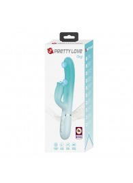 Мятный вибратор-кролик Gigi с возвратно-поступательными движениями - 22,8 см. - Baile