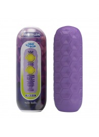 Фиолетовый мастурбатор Venus-X Twin balls - Baile - в Бердске купить с доставкой