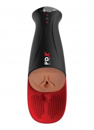 Мастурбатор-вагина в колбе с вибрацией Fuck-O-Matic Pro XL - Pipedream - в Бердске купить с доставкой