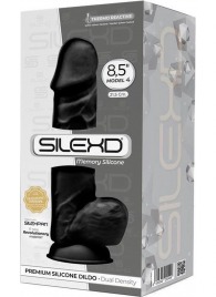Черный фаллоимитатор SILEXD Model 4 - 21,5 см. - Adrien Lastic