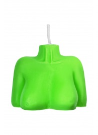 Зеленая сувенирная свеча «Женский силуэт» - Pecado - купить с доставкой в Бердске