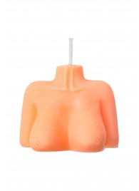 Оранжевая сувенирная свеча «Женский силуэт» - Pecado - купить с доставкой в Бердске