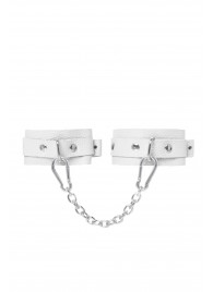 Белые мини-оковы со скруглёнными углами - Pecado - купить с доставкой в Бердске