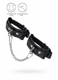 Черные мини-оковы со скруглёнными углами - Pecado - купить с доставкой в Бердске