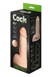 Телесный фаллоудлинитель с мошонкой Cock Next - 17 см. - LOVETOY (А-Полимер) - в Бердске купить с доставкой