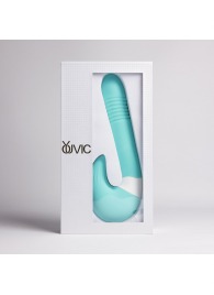 Бирюзовый вибростимулятор зоны G 2-в-1 - Youvic