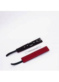 Черно-красные кожаные оковы - Crazy Handmade - купить с доставкой в Бердске