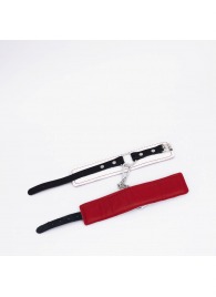 Бело-красные кожаные оковы - Crazy Handmade - купить с доставкой в Бердске