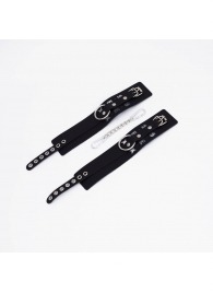 Черные кожаные оковы Sex - Crazy Handmade - купить с доставкой в Бердске