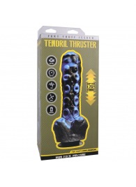 Черно-синяя мини-машина на присоске Tendril Thruster - 21,6 см. - Doc Johnson - купить с доставкой в Бердске