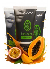 Набор из 3 съедобных лубрикантов JUJU со вкусом тропических фруктов - JuJu - купить с доставкой в Бердске