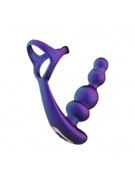 Фиолетовое эрекционное виброкольцо с анальной ёлочкой Stellar Force - ONE DC B.V. - в Бердске купить с доставкой