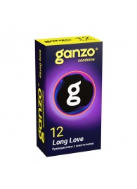 Презервативы с анестетиком для продления удовольствия Ganzo Long Love - 12 шт. - Ganzo - купить с доставкой в Бердске