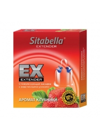 Стимулирующая насадка Sitabella Extender  Клубника - Sitabella - купить с доставкой в Бердске